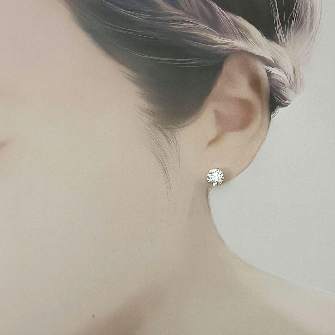 18金ポストピアスK18