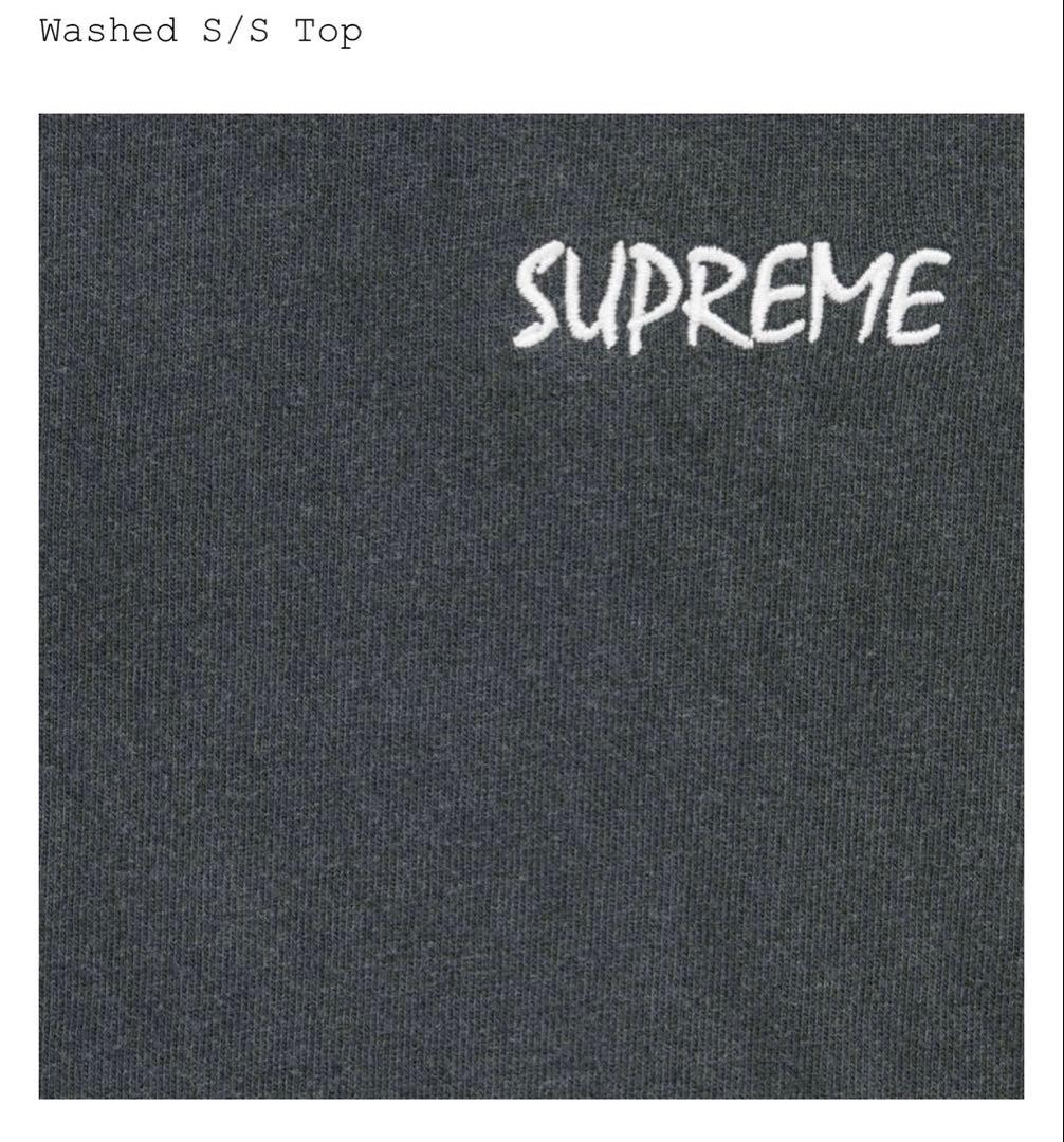 シュプリーム Tシャツ Washed S/S Top