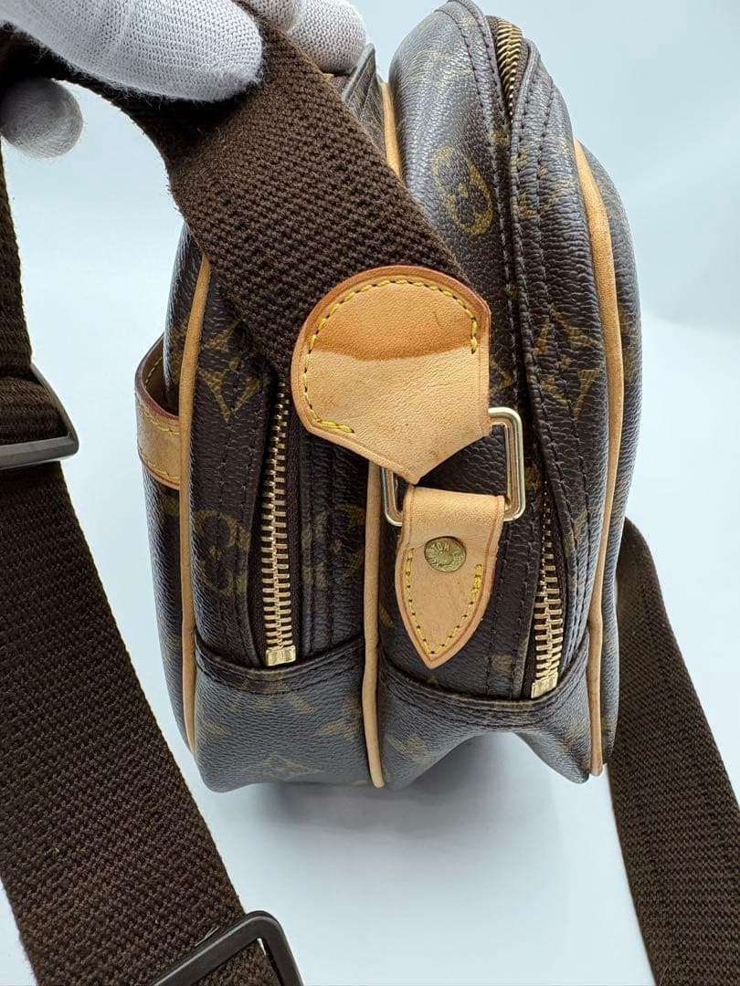【華】Louis Vuittonモノグラム ショルダーバッグ リポーター