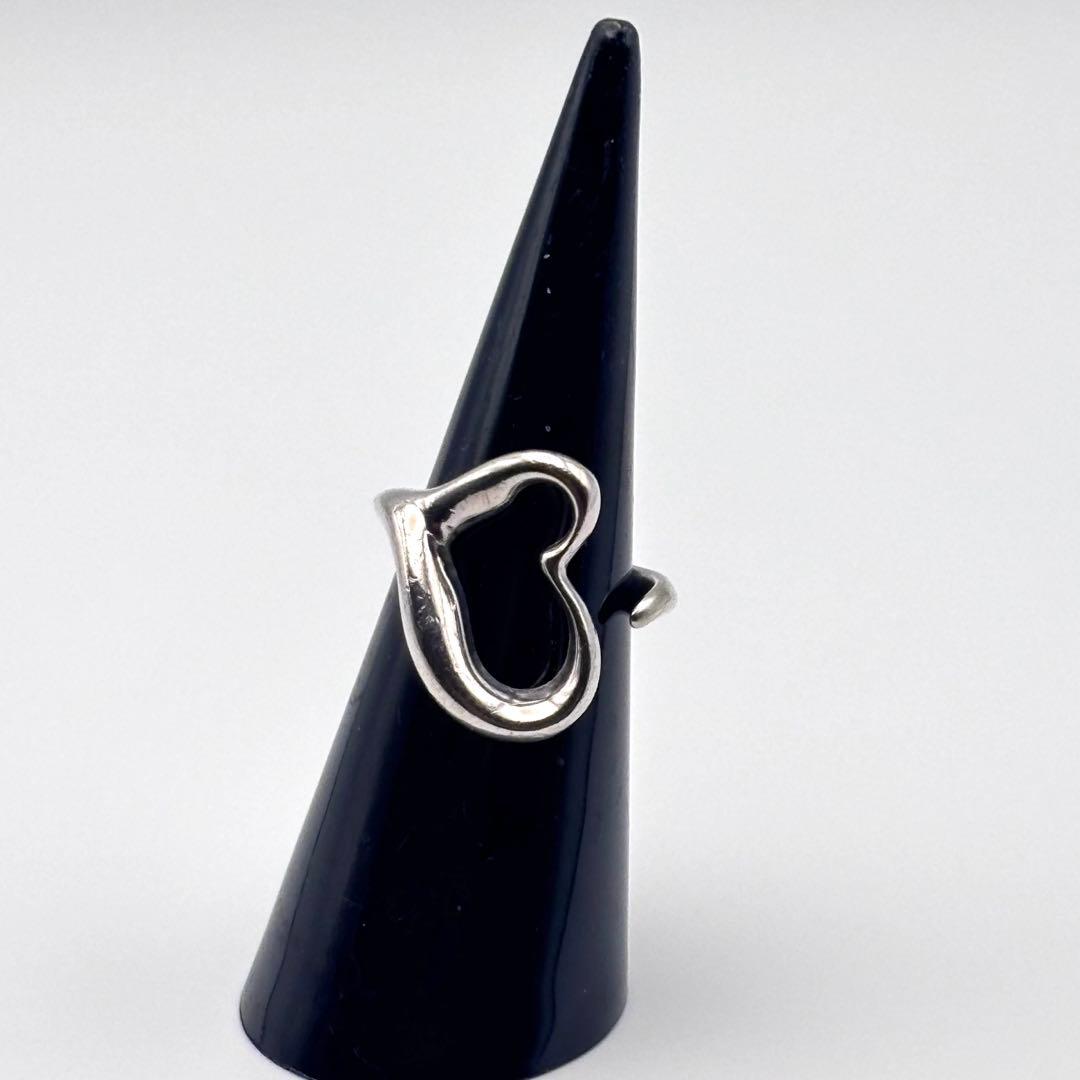 【美品】Tiffany ティファニー　オープンハートリング　シルバー　10.5号