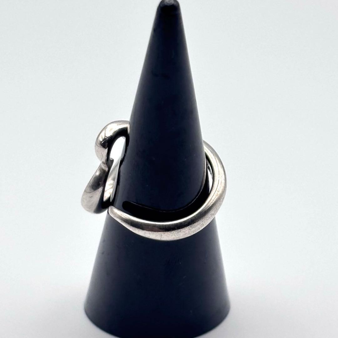 【美品】Tiffany ティファニー　オープンハートリング　シルバー　10.5号