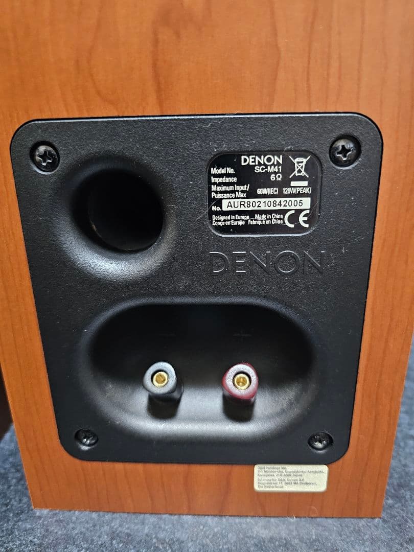 DENON 2ウェイスピーカー ブラウン
