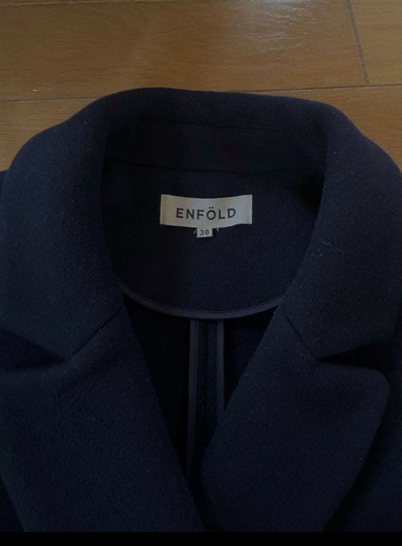 ENFOLD チェスターコート ネイビー38