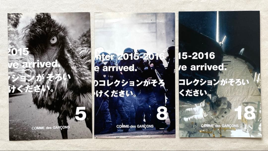 COMME DES GARÇONS DMシリーズ2015 JR 5冊セット