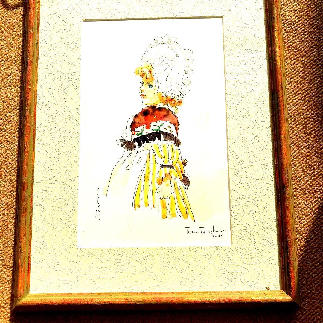 新品　アクリル画です　画家の豊島輝彦先生の、作品です　もうお亡くなりになりました