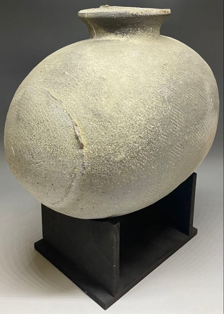 須恵器　新羅土器　特大　俵壺　y117