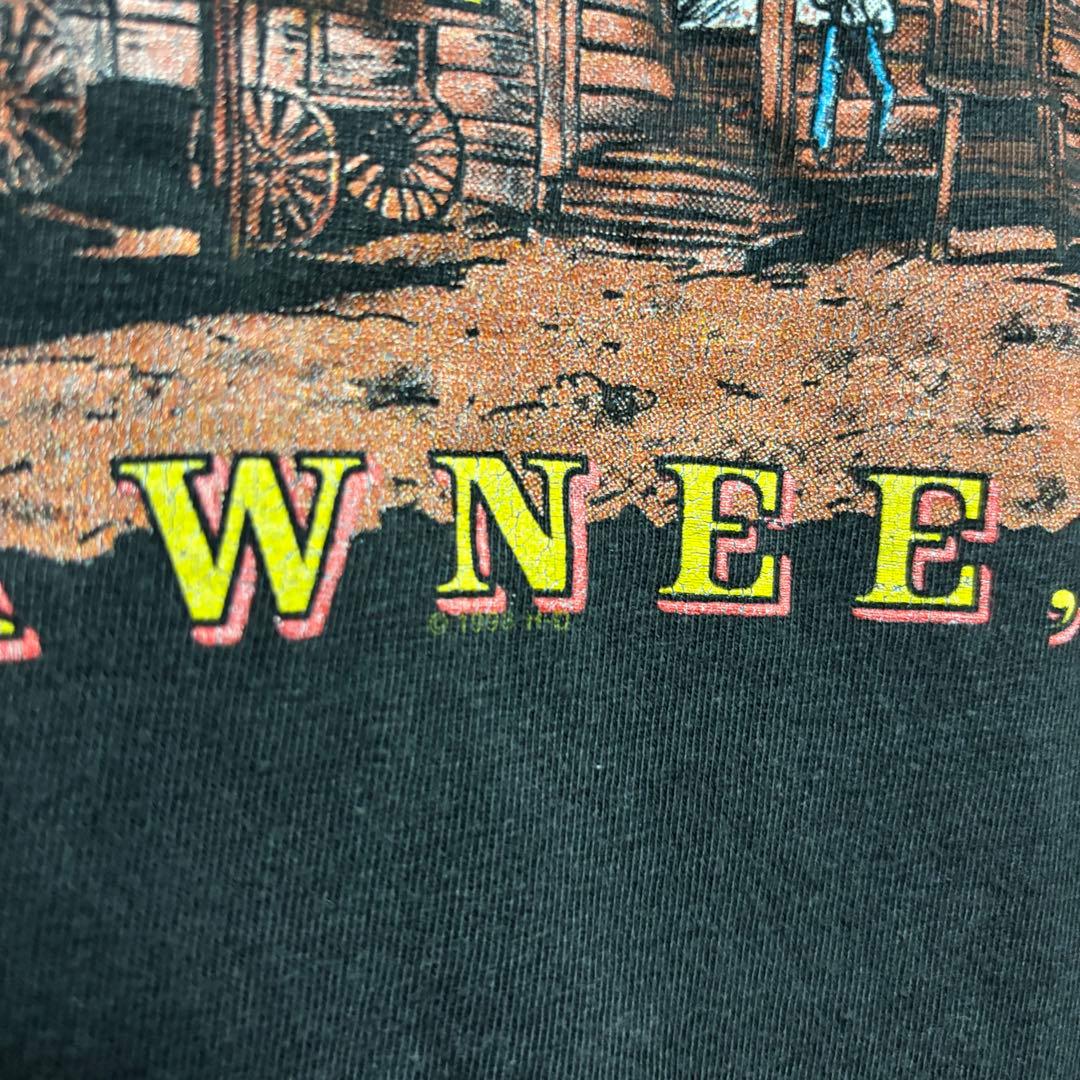 Harley Davidson red fire flamered Tシャツ