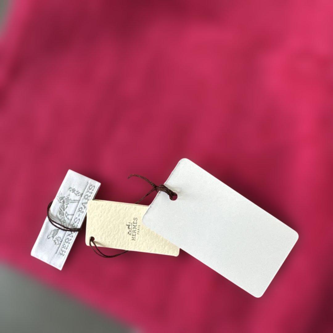 新品　HERMES エルメス　カレ　タオル　ステアーズ　マゼンダ