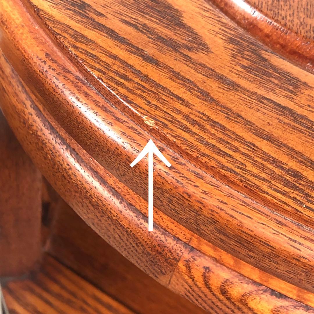 李朝家具　丸型テーブル　丸型チェスト　収納　小物入れ