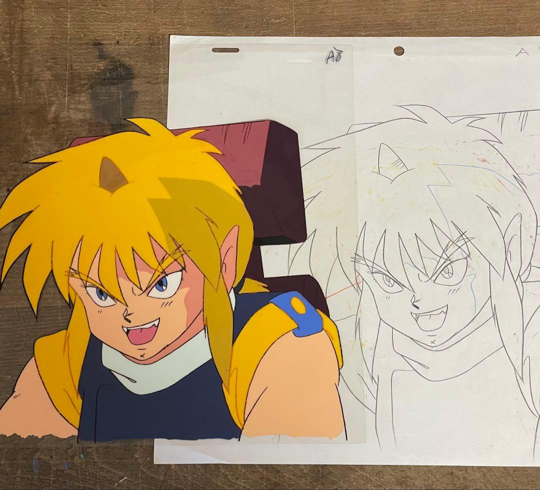 魔神英雄伝ワタル　セル画　虎王　アニメ