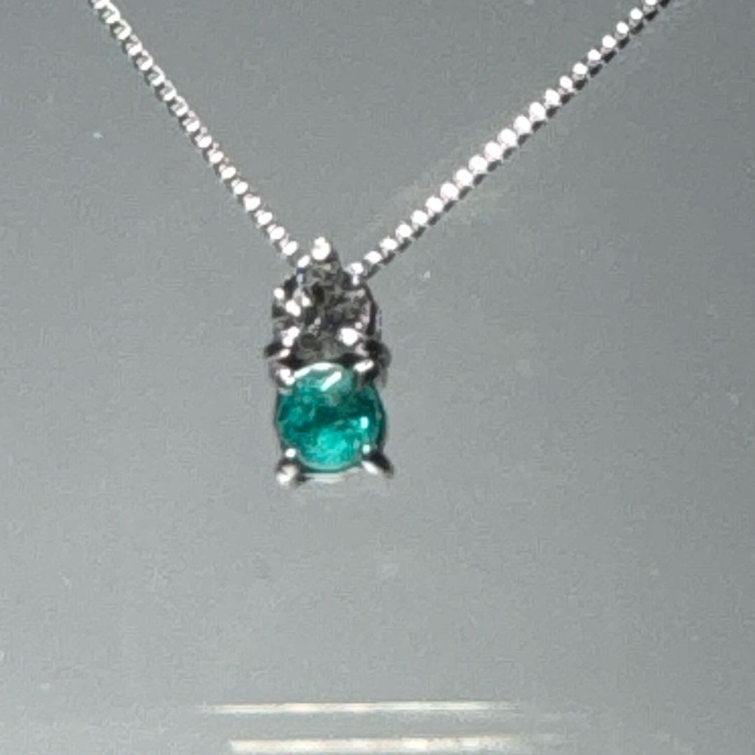 PTパライバトルマリンダイヤモンドペンダントNO24-971