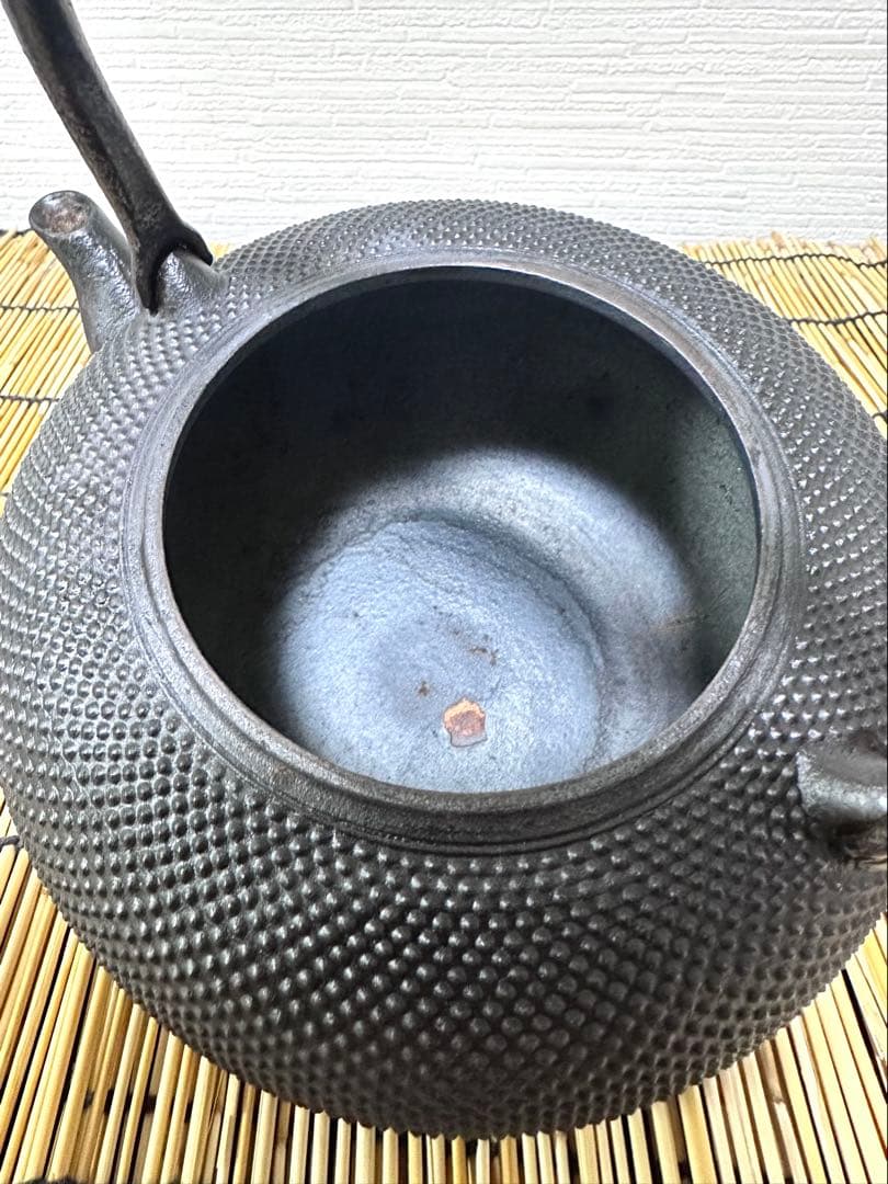 ＵＳＥＤ、良品　南部秀山堂　佐藤 勝弘作　１５型アラレ　en様売約済み