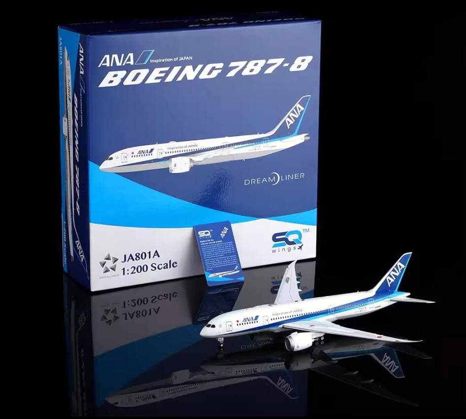 【新品・即納】ANA Boeing 787-8 1/200 JA801A