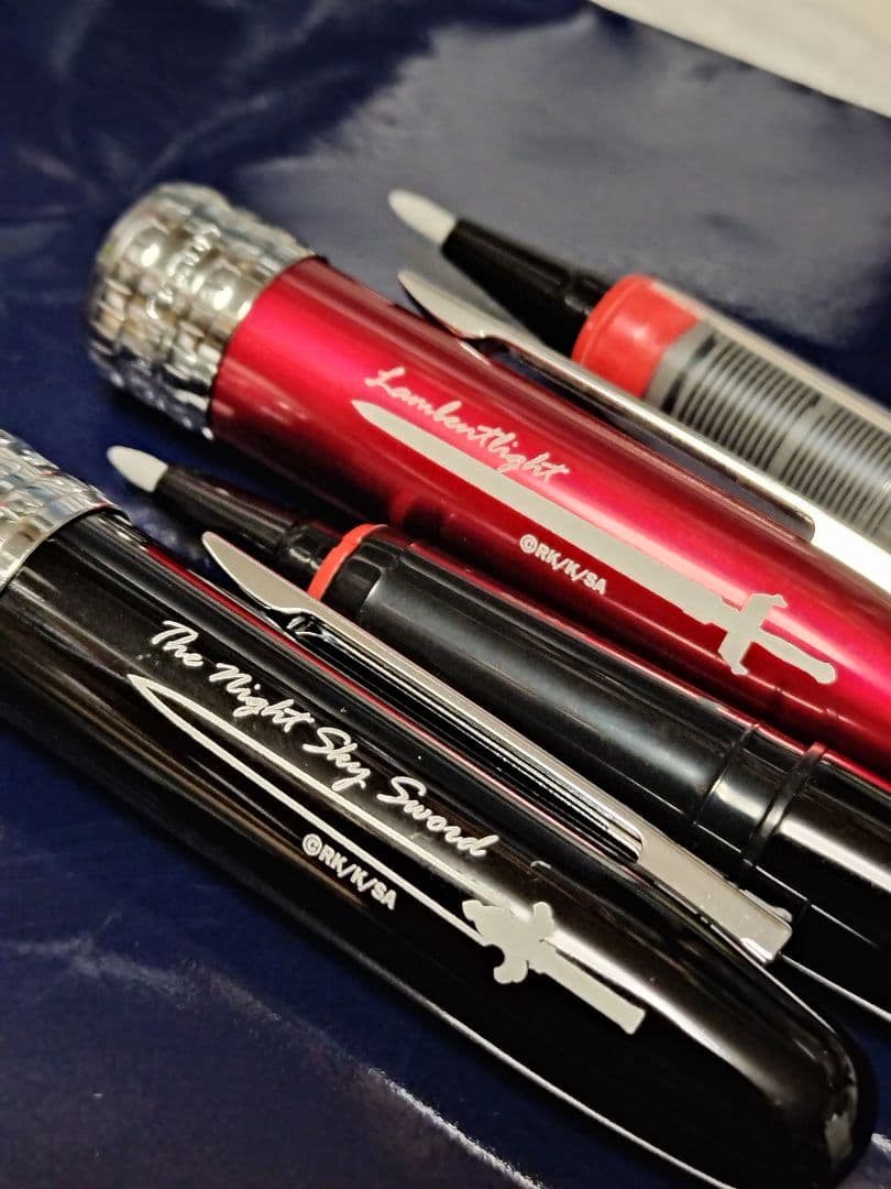 【ソードアートオンライン】採点ペン【新品未使用】限定品廃盤プラチナ製ソフトペン