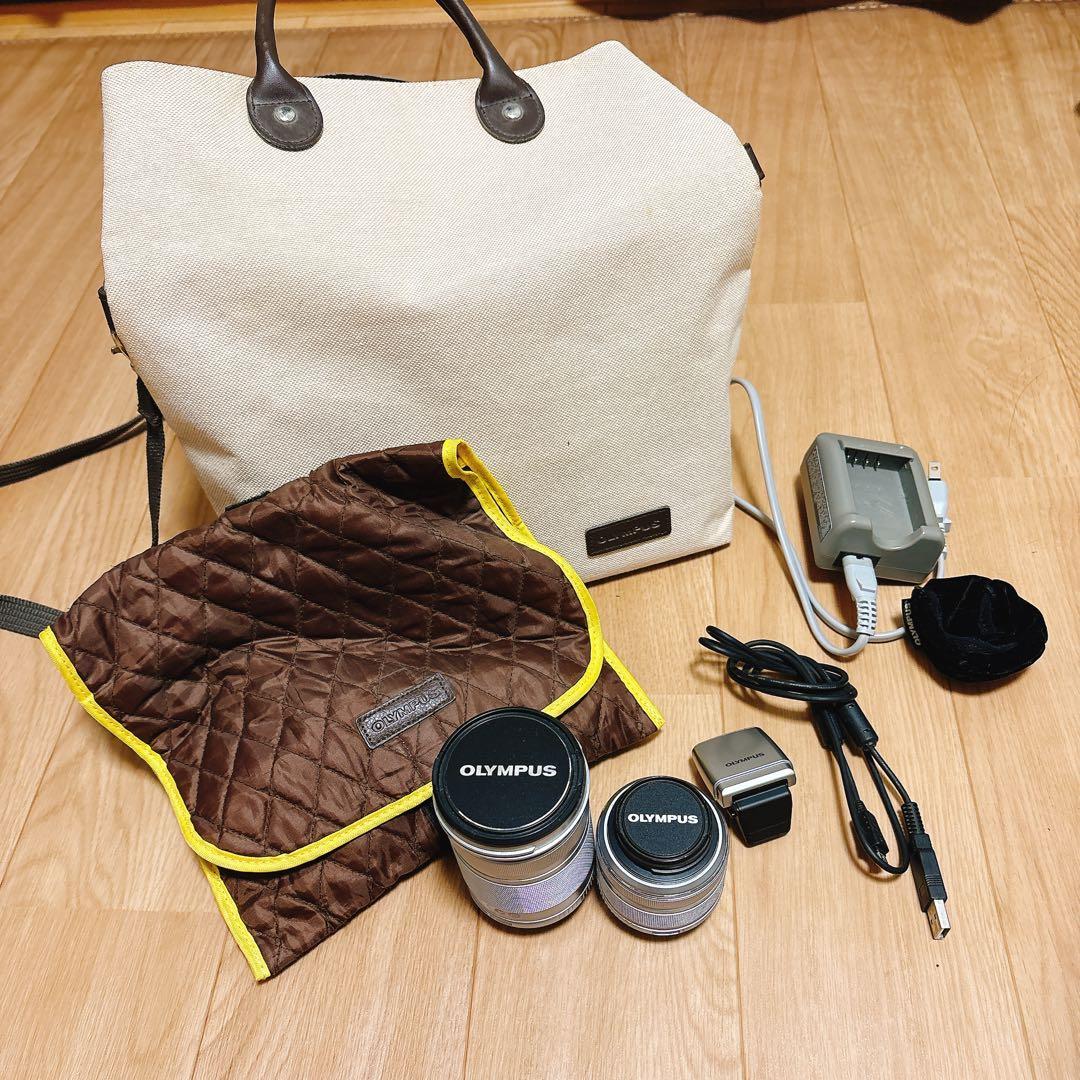 OLYMPUS PEN Lite E-PL3 ダブルズームレンズキット　ホワイト