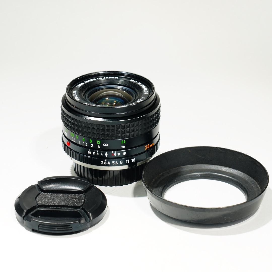 【美品】動作◎ ミノルタ MC W.ROKKOR 28mm F2.8 012