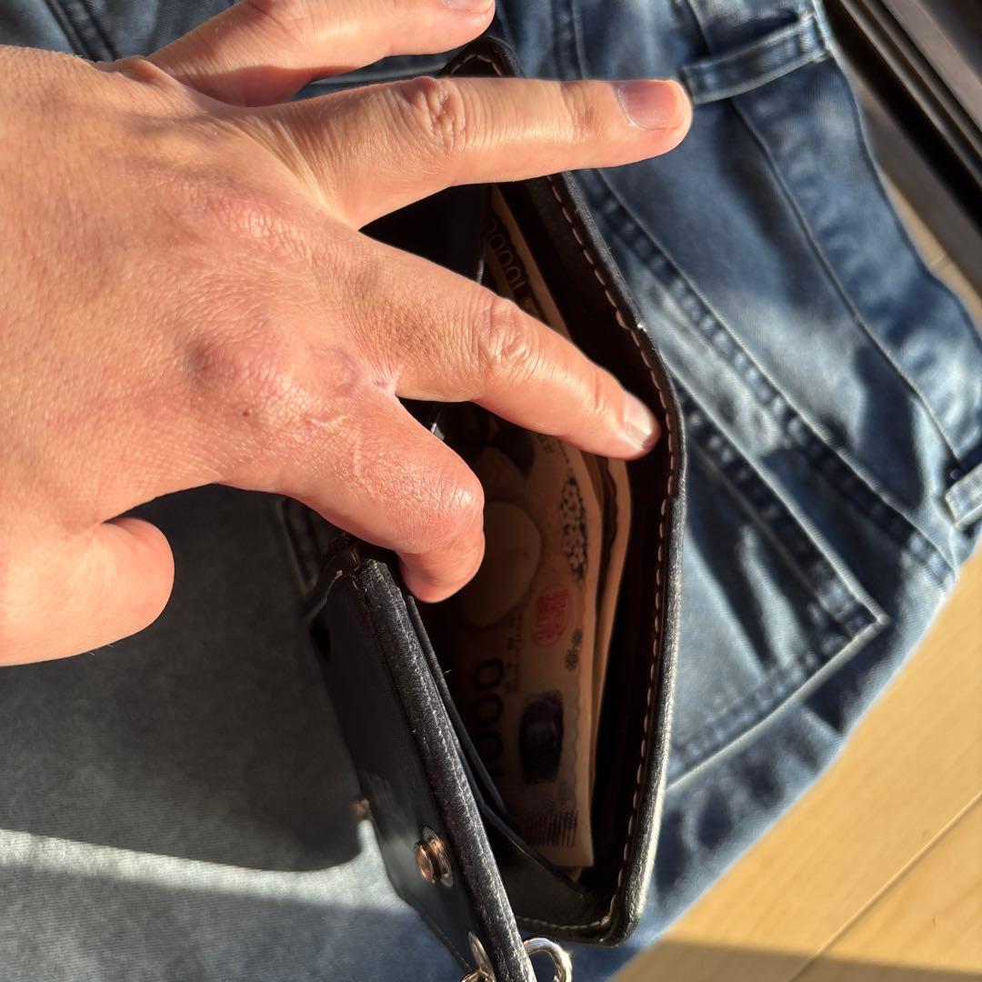 トラッカーウォレット　ショート　コンチョ　かつん　大特価セール適用