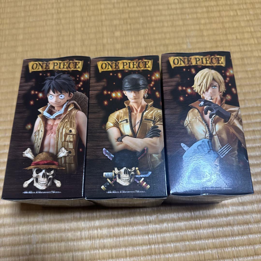 【最安値】ワンピースフィギュア　ルフィ　ゾロ　サンジ　ナムコ限定品