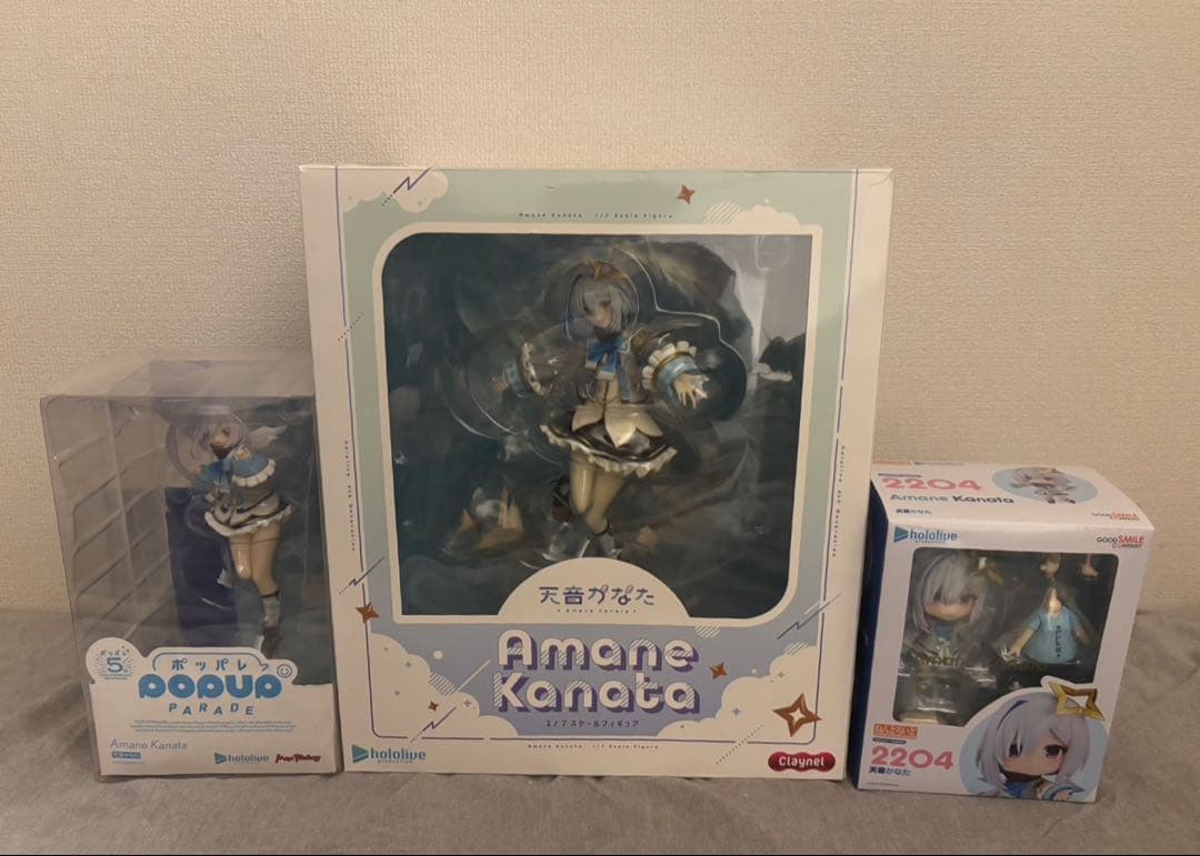 こ*や様 天音かなた フィギュア3種セット売り バラ売り値段次第で可
