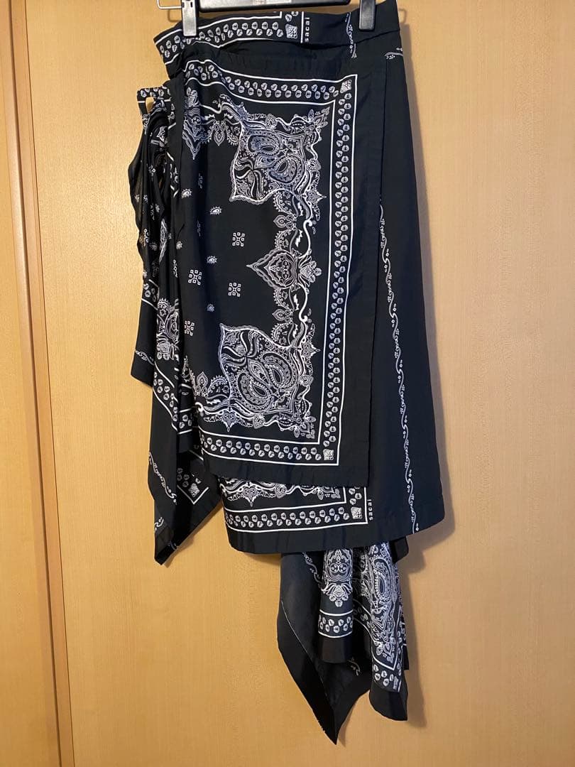 sacai ペイズリースカート　サイズ0 ※7月までの出品
