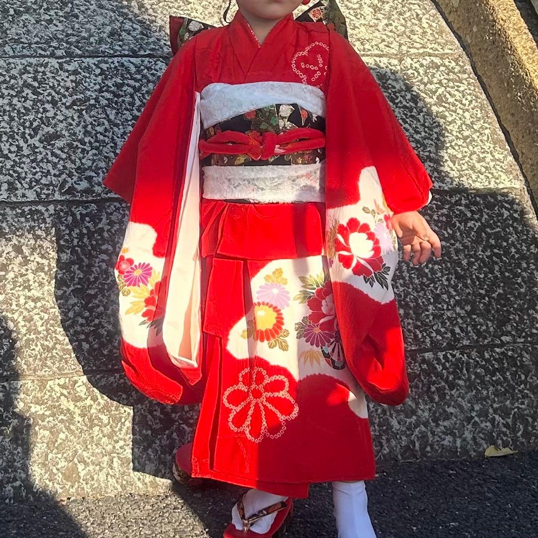 七五三3歳　お着物一式まとめセット　作り帯
