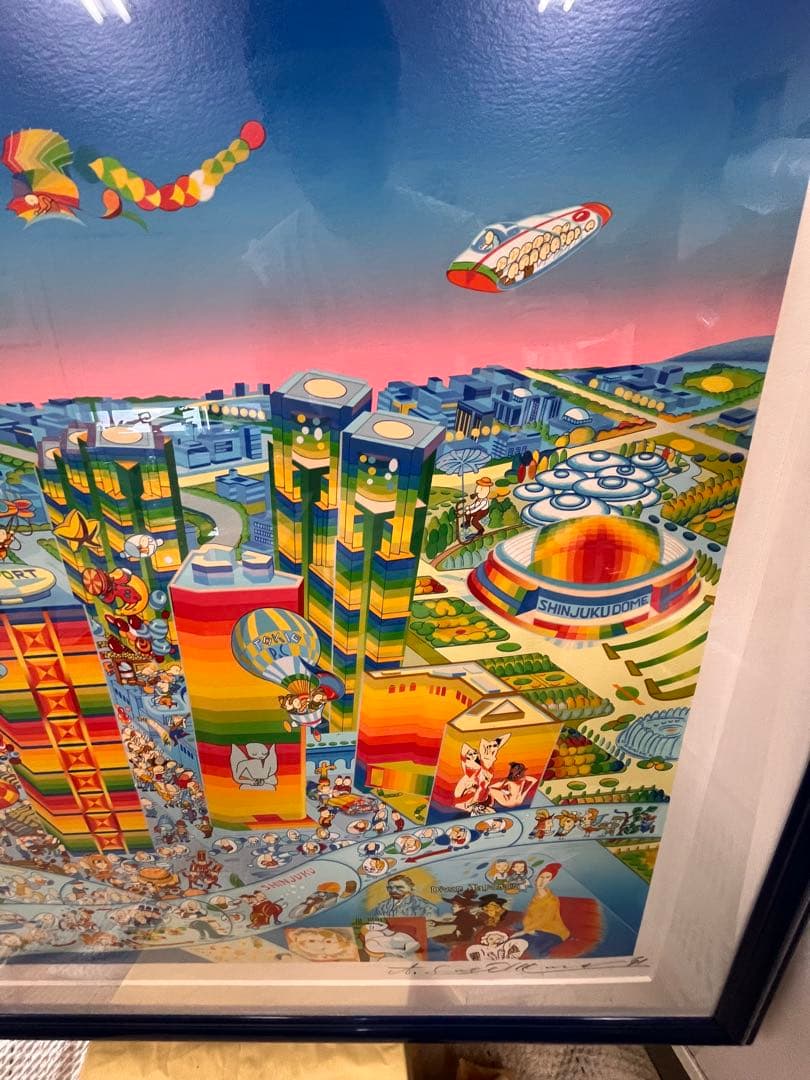 激レア巨大アート　杉村篤　メトロポリス新宿　横尾忠則　手渡しのみ特価！貴重芸術