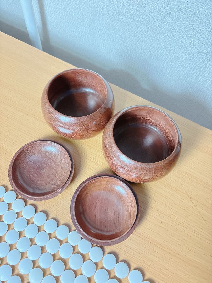 本蛤　囲碁石　高級　雪印　月印　実用　28号