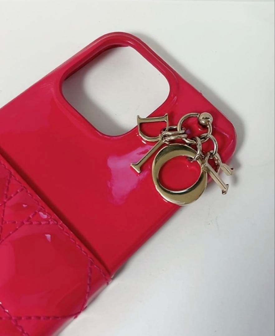 ディオールChristianDior iPhone14Pro ケース ピンク