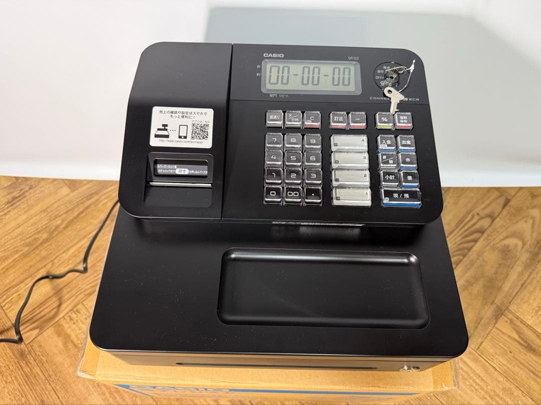 ◎極美品◎使用2週間◎CASIO◎電子レジスター◎2023年製◎SR-G3-BK