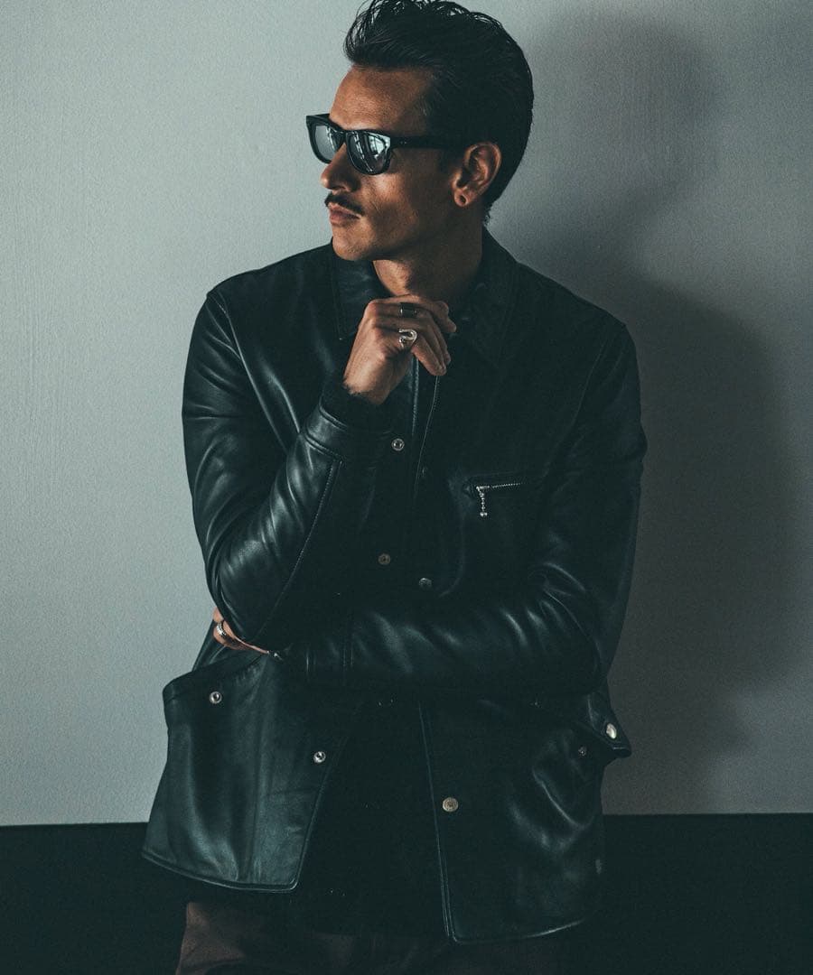 c*d様 クライミー ラムレザー カバーオールジャケット Mサイズ 完売品