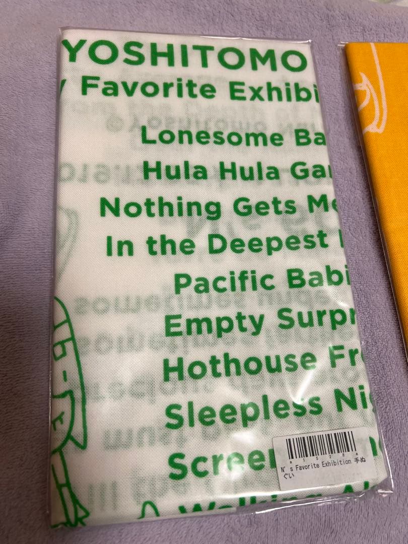 奈良美智のライブ誕生日会の手ぬぐい2019年製