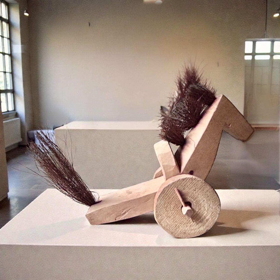 大分県廃絶郷土玩具 北山田のきじ馬①中山利市 午年飾り バーナードリーチ　民藝