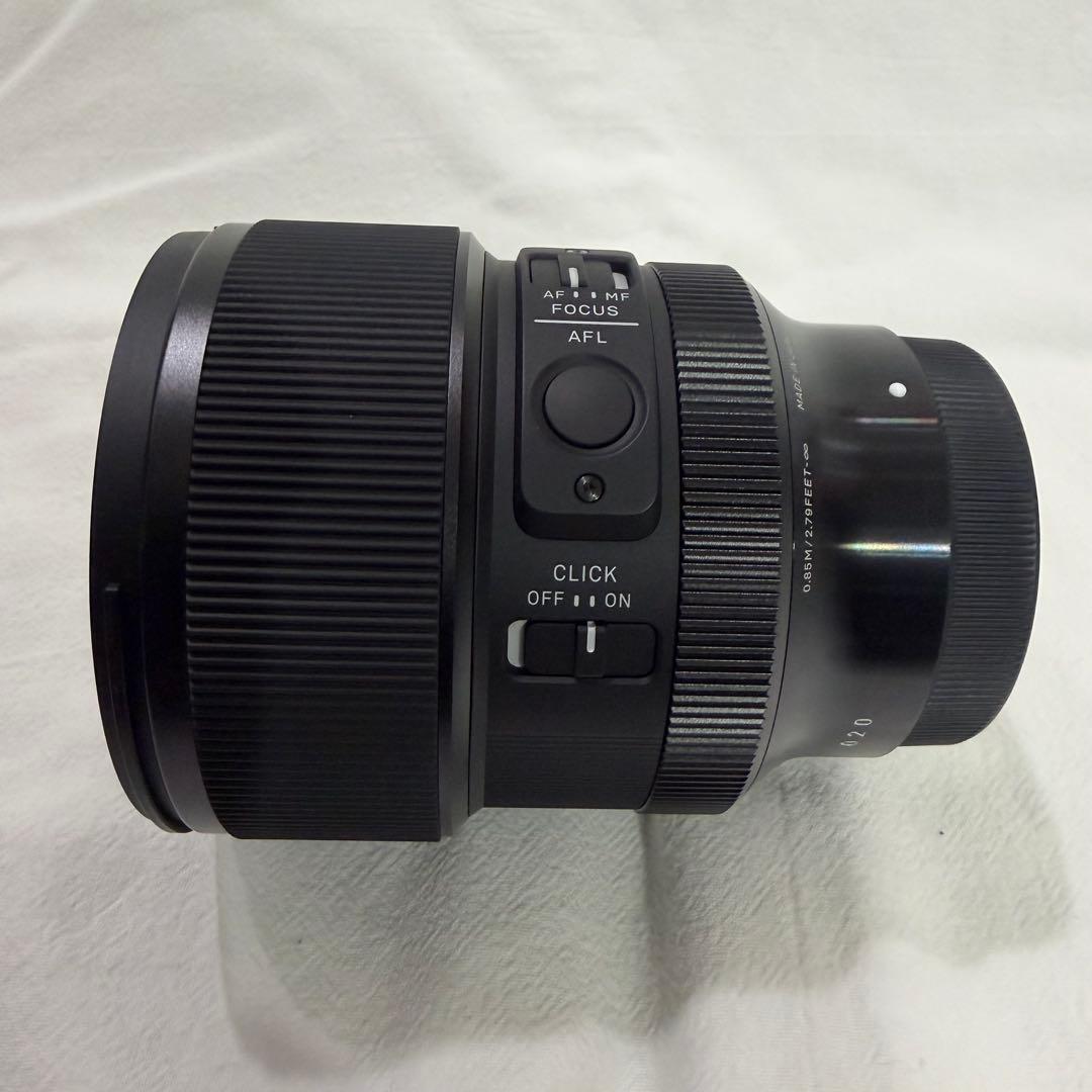 【ほぼ新品】SIGMA 85mm F1.4 Art DG DN Eマウント