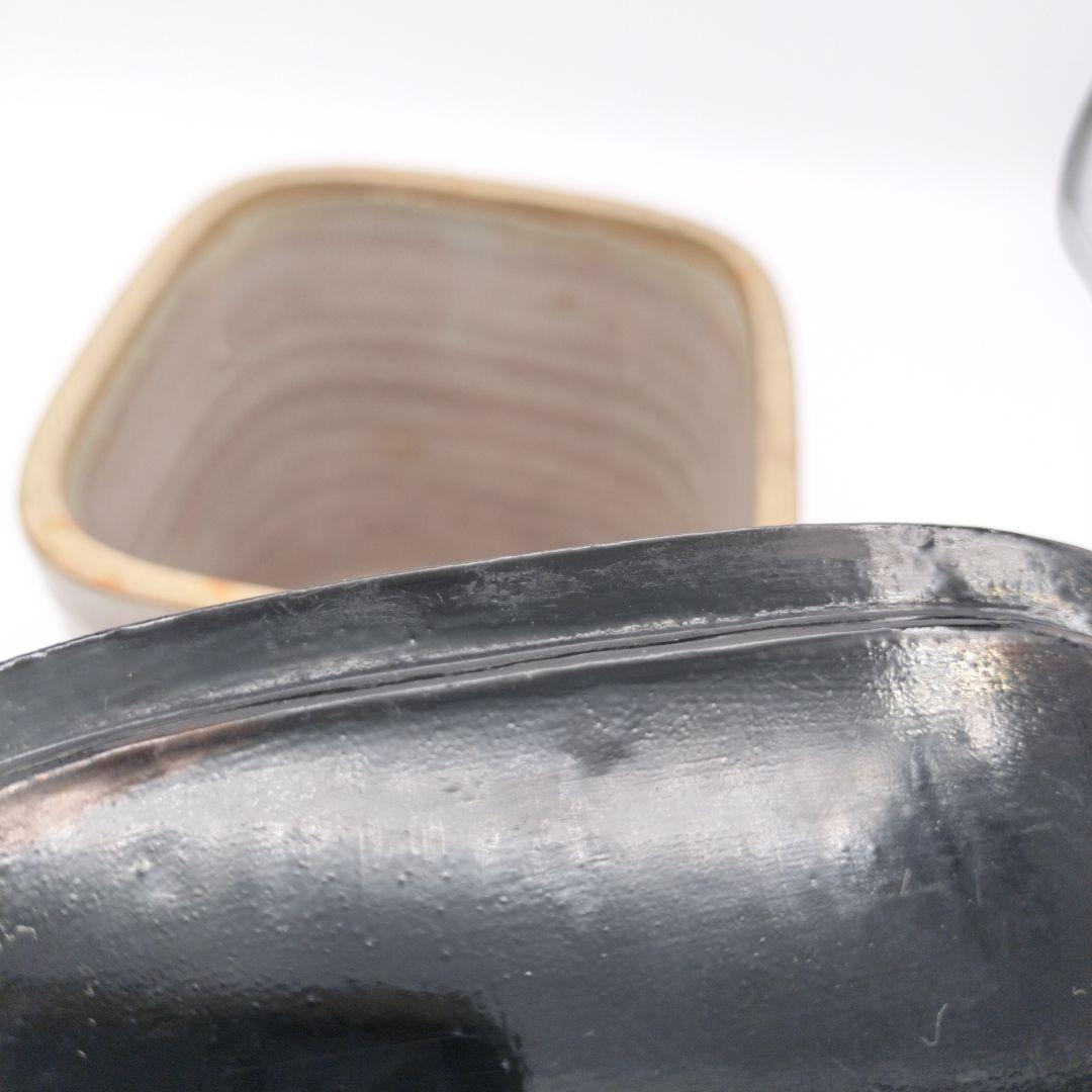 a244 水指 田原 陶兵衛 萩焼　茶道　茶道具　古物