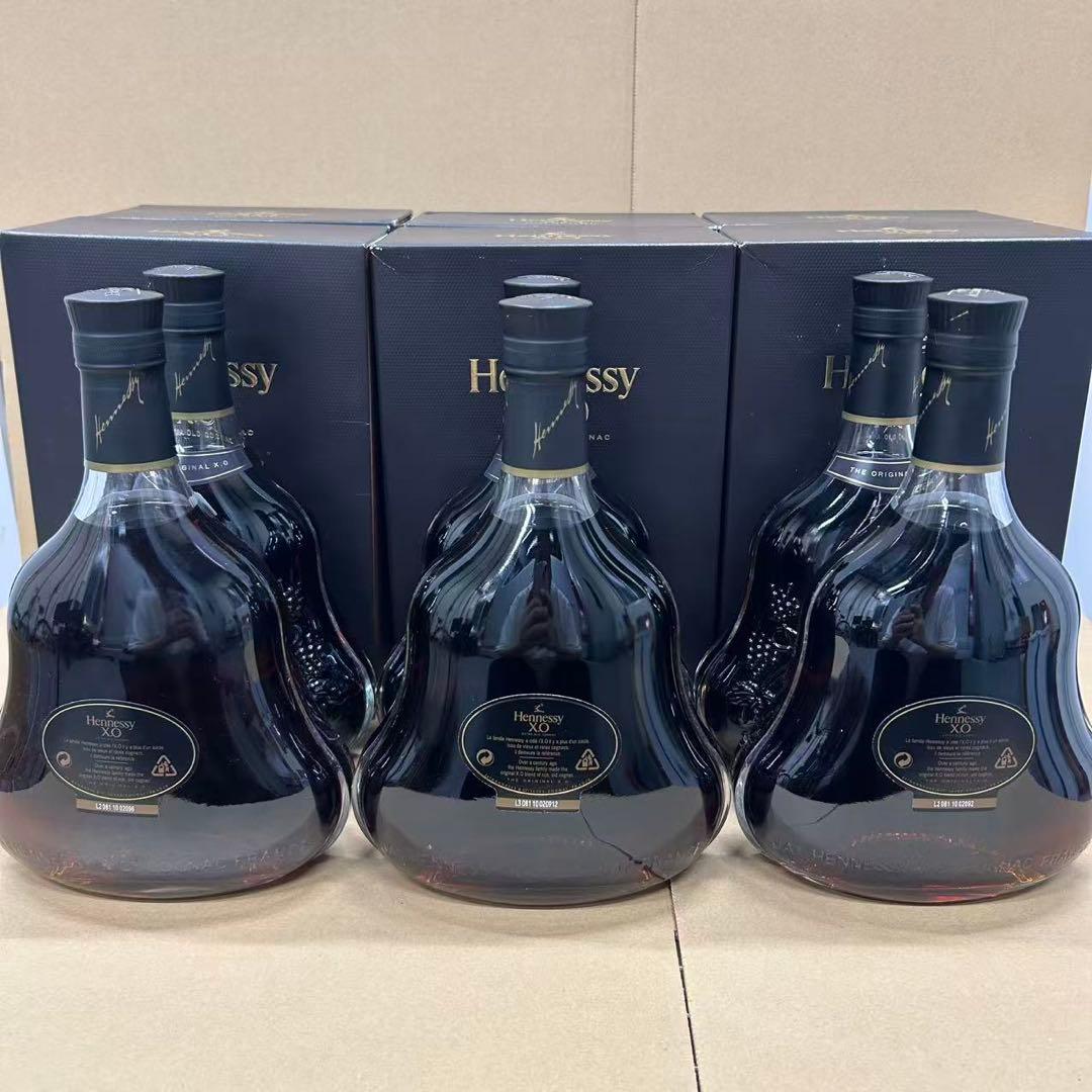 古酒 並行 Hennessy ヘネシー XO 黒キャップ 箱付き 6点セット