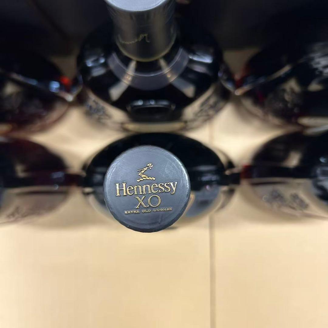 古酒 並行 Hennessy ヘネシー XO 黒キャップ 箱付き 6点セット