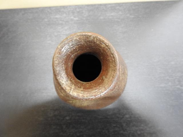 備前舟徳利　保存箱有　MA384