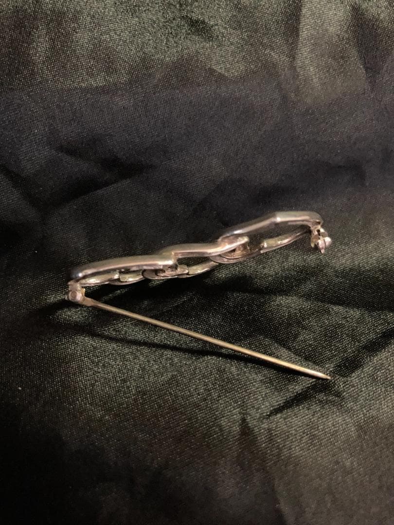 美品 オールドティファニー トリプルオープンハート ブローチ 1984 925