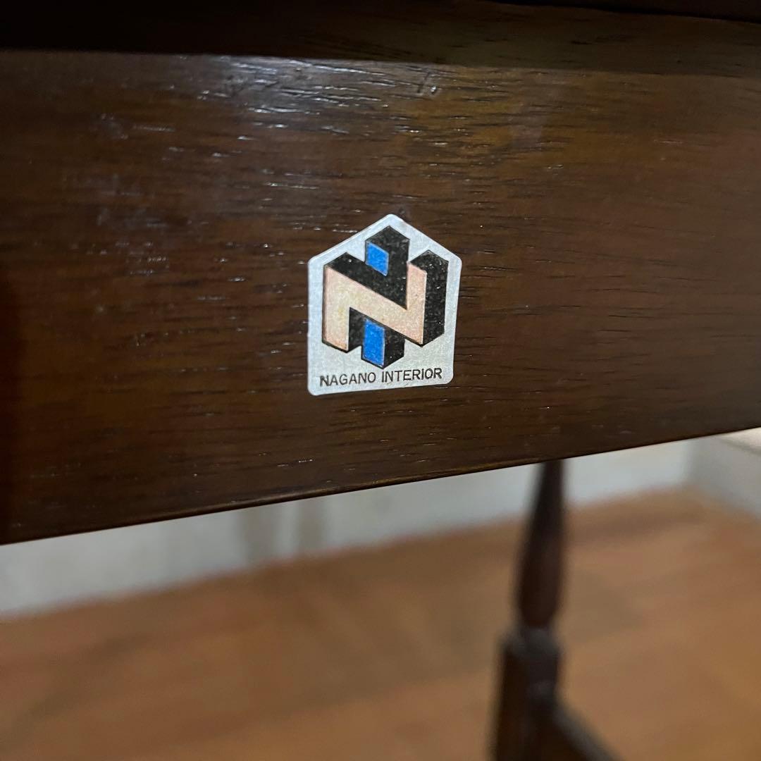 【アンティーク】昭和レトロ 木製 サイドテーブル ローテーブル 飾り台 古道具