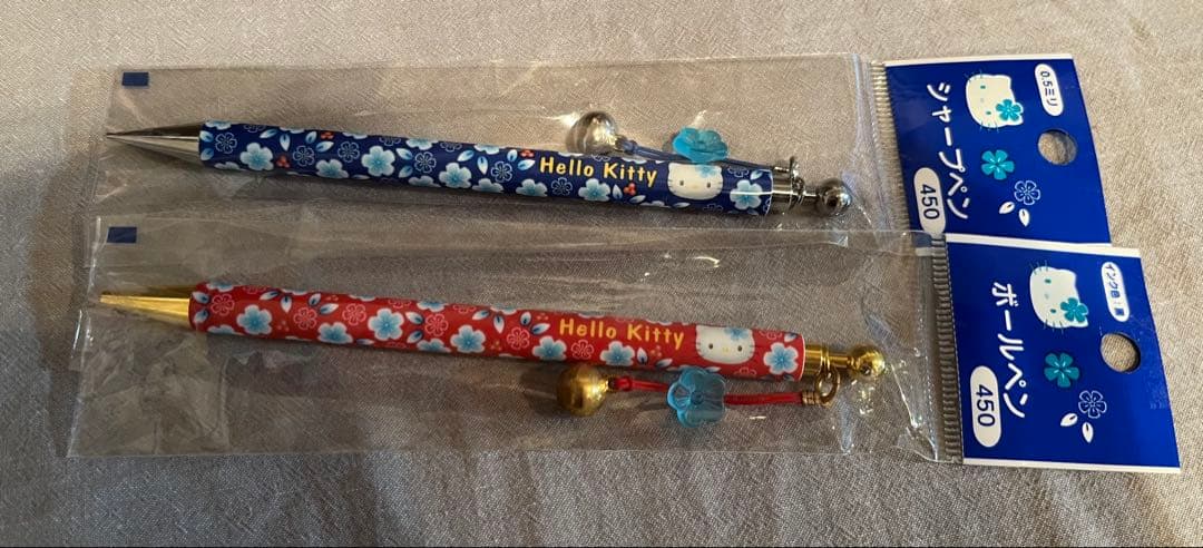 ご当地キティ ハローキティ桜柄 シャーペン ボールペン 1999年