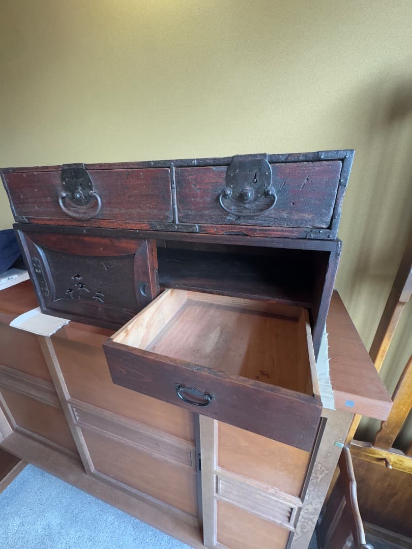 アンティーク家具 引き出しタンス2点セット