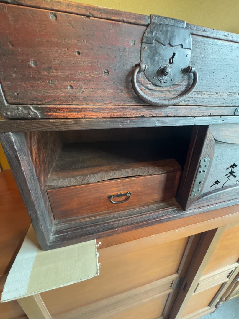 アンティーク家具 引き出しタンス2点セット