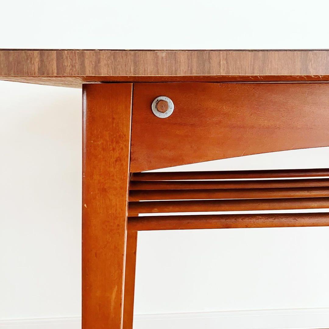 センターテーブル　古家具　昭和レトロ　デスク　古道具　ビンテージ