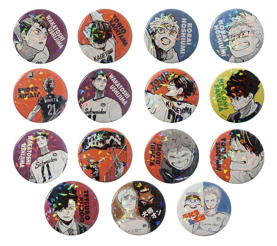 ハイキュー　オールスター缶バッジ　全種類