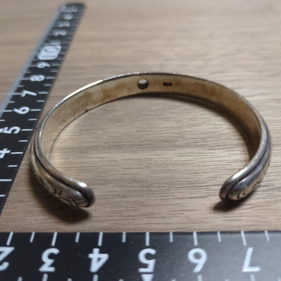 シルバー925 アラベスクデザイン シルバーバングル