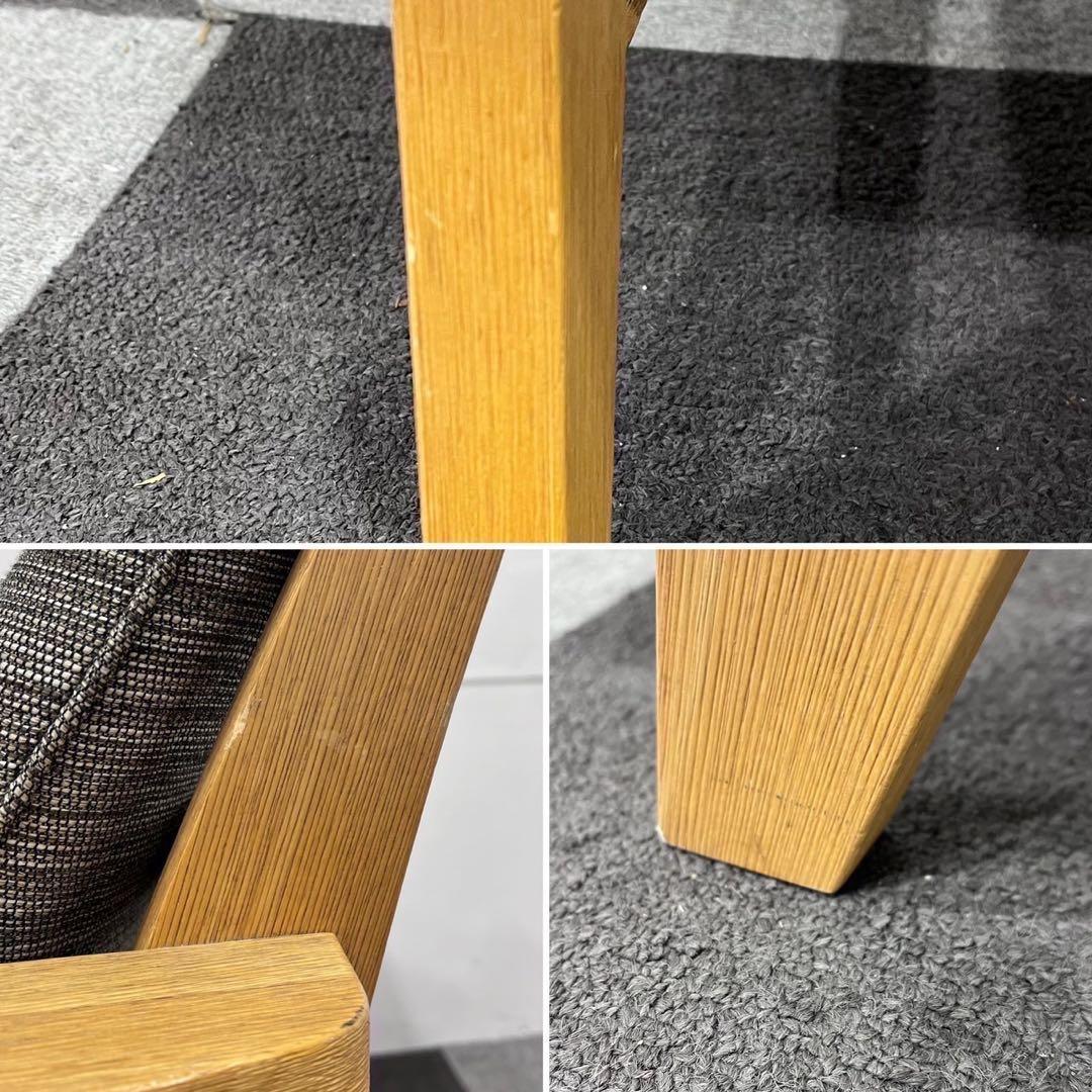 引取限定 ミキモク 雅シリーズ テーブル 回転アームチェア 家具 Ap2031