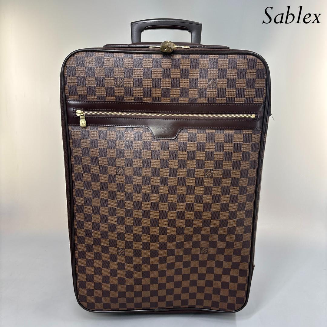 超極美品 ルイヴィトン■ダミエ ペガス55 N23294 レザー キャリーバッグ