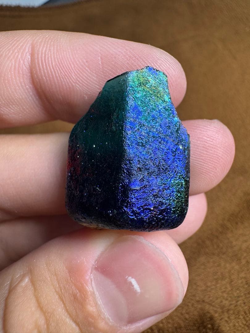 ✴︎極彩色銀化✴︎ローマングラス ボトル 破片 ローマ帝国 約1500年前