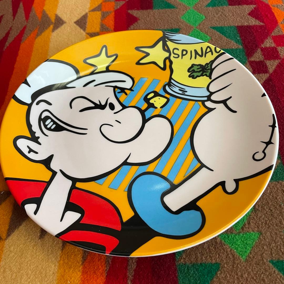 貴重！90's〜アメリカヴィンテージ　 ポパイの皿　USA雑貨カリフォルニア