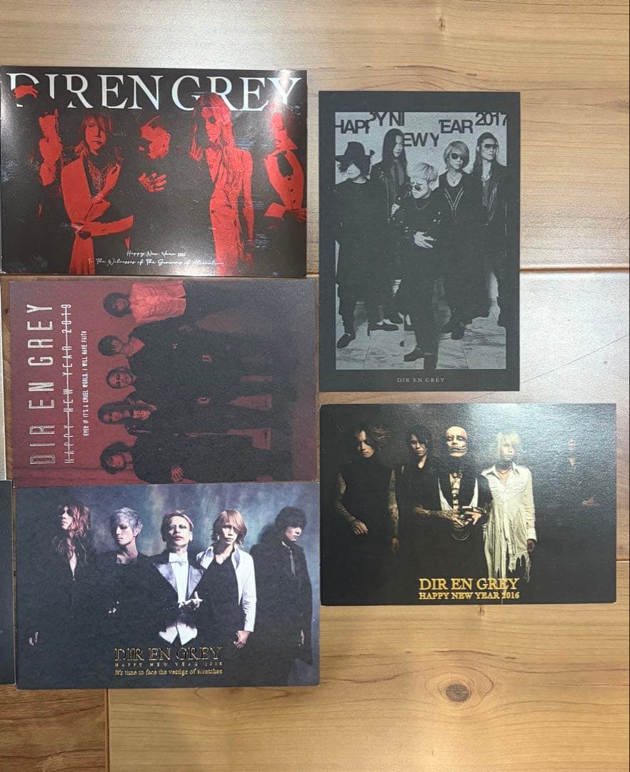 DIR EN GREY 2026〜2016 年賀状11枚